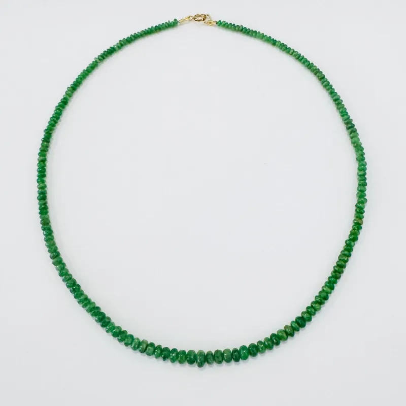 sour apple jade candy necklace made by Theodosia