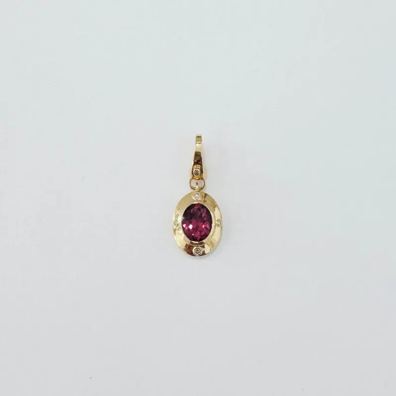 tourmaline pendant made by Theodosia