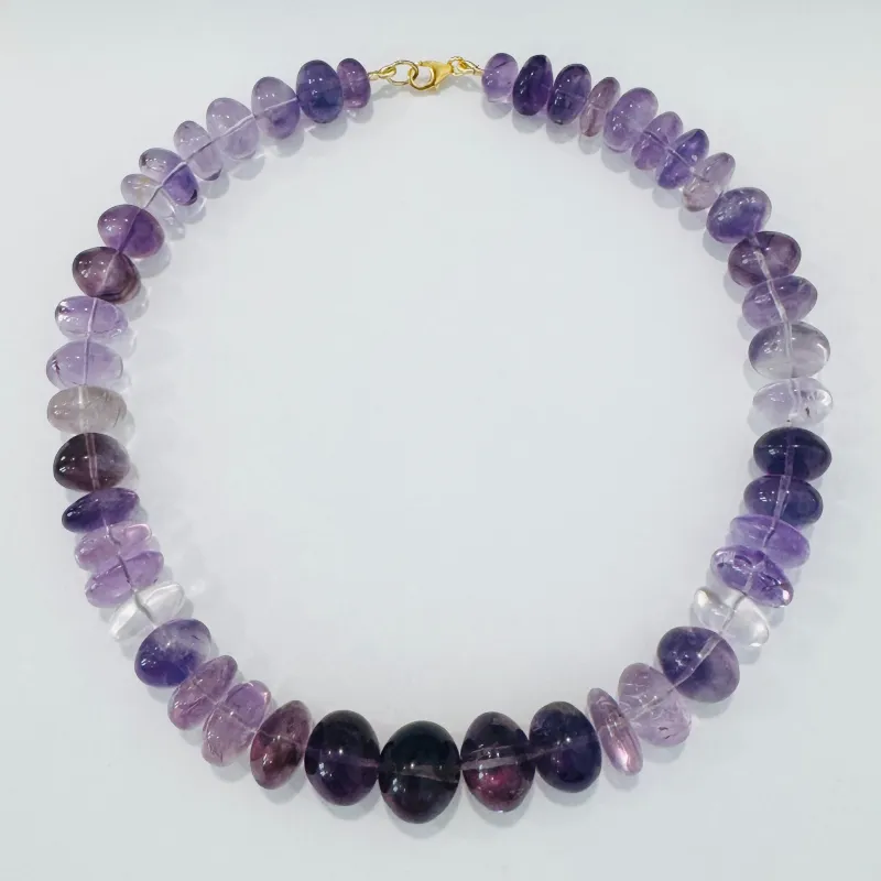amethyst candy collar made by Theodosia