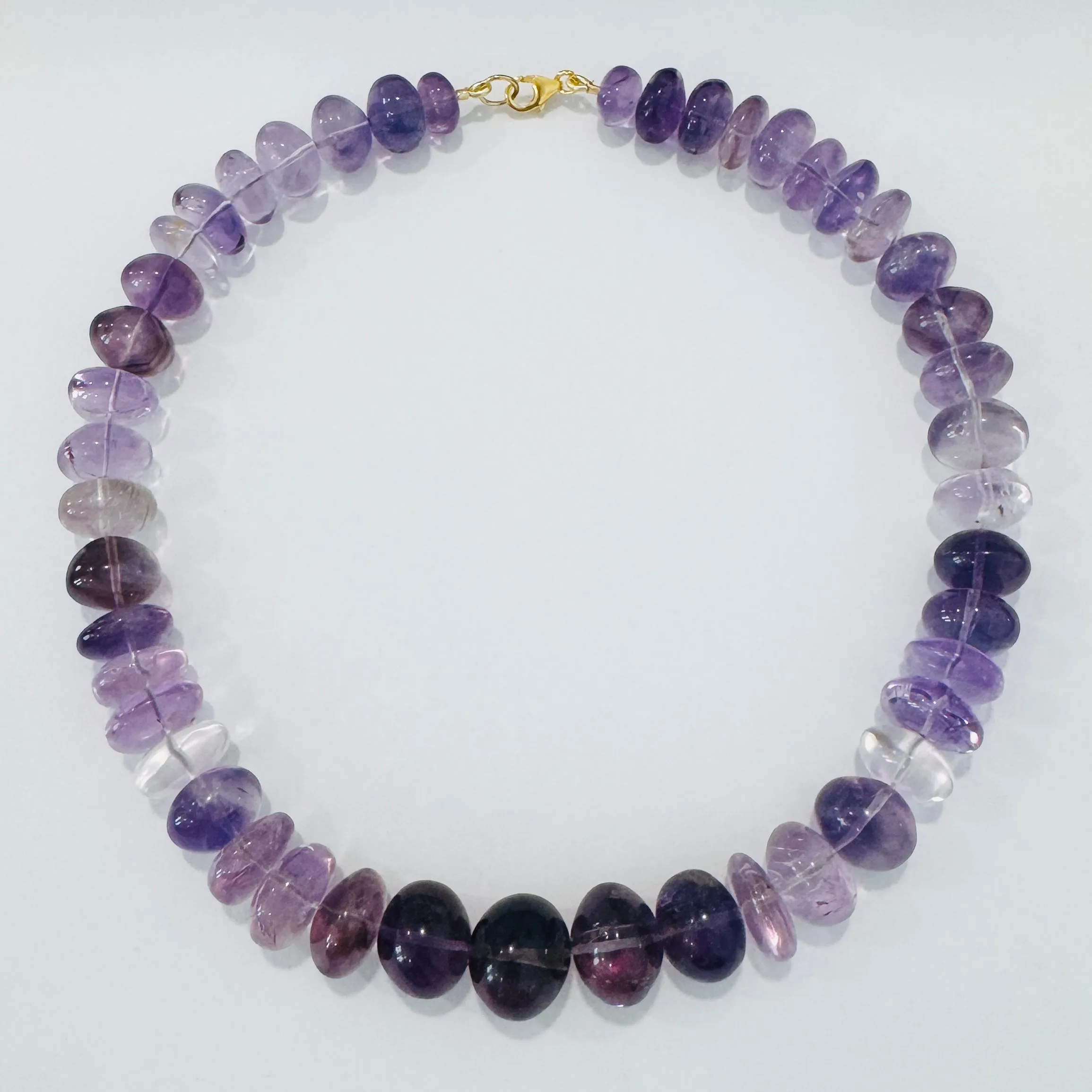 amethyst candy collar sold by Theodosia