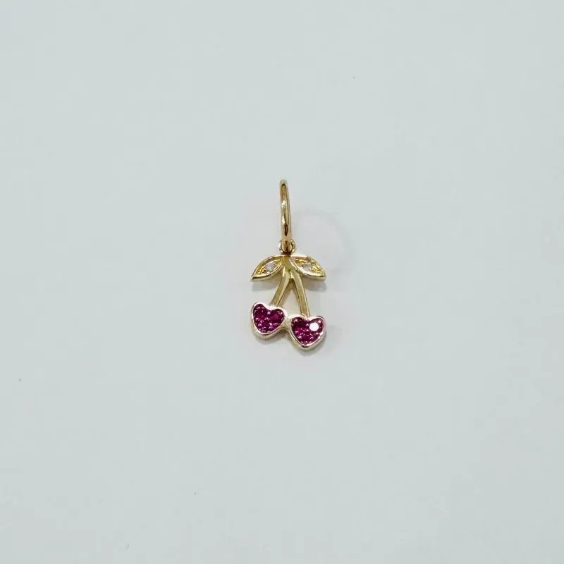 cherry charm made by Theodosia