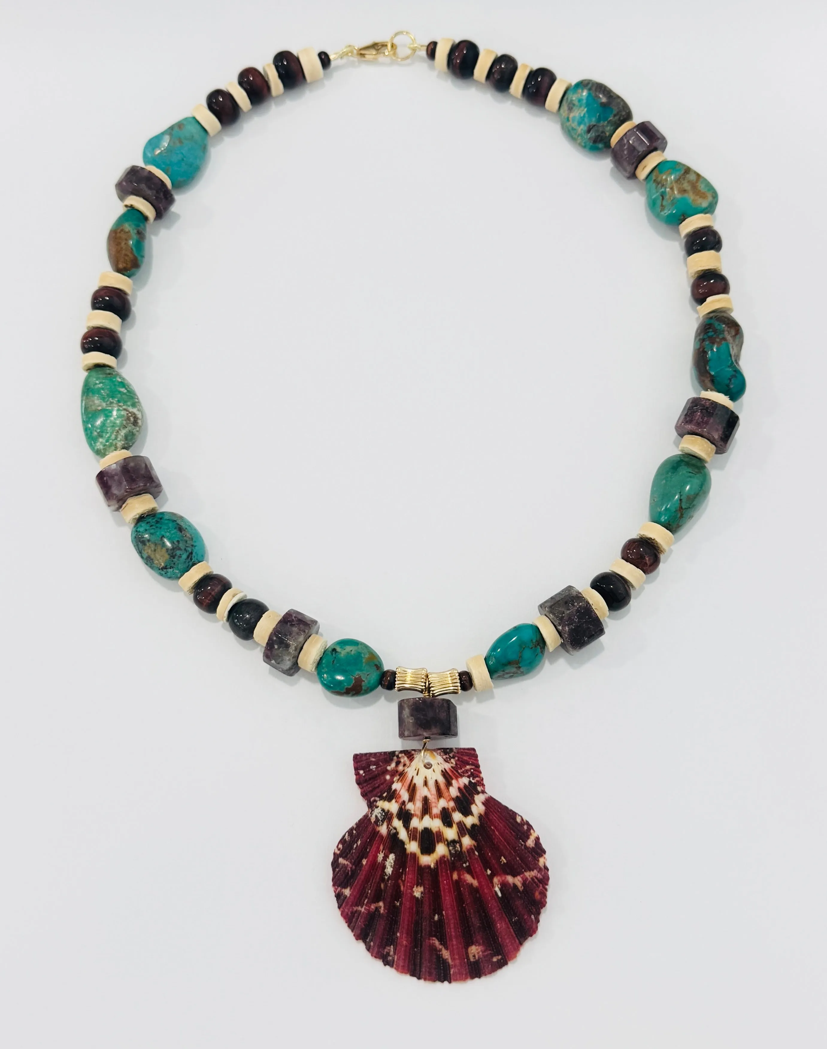 Natalie Mason Shell Necklace sold by Theodosia