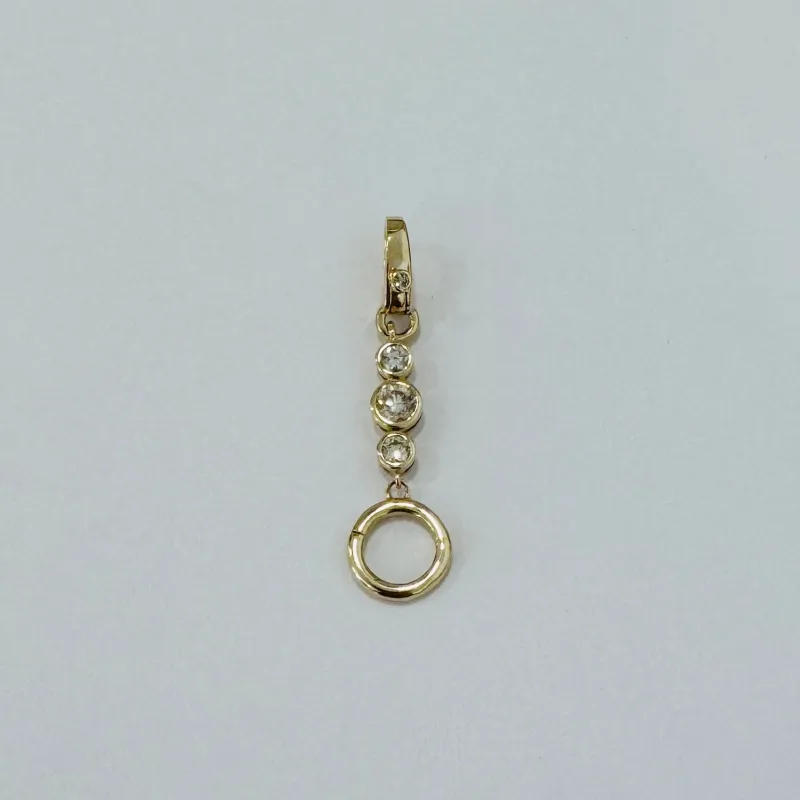 extension chain, bezel diamond made by Theodosia