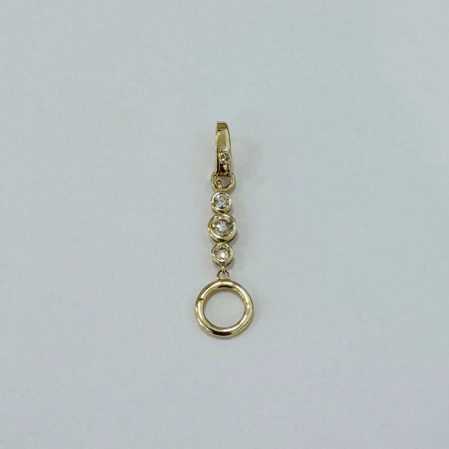 extension chain, bezel diamond sold by Theodosia