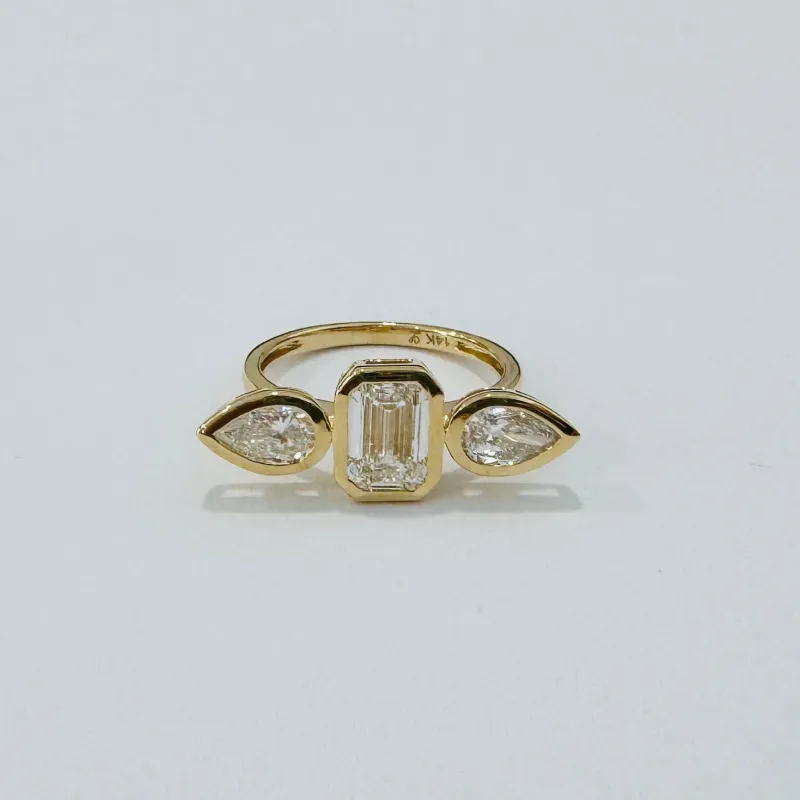 diamond statement ring made by Theodosia