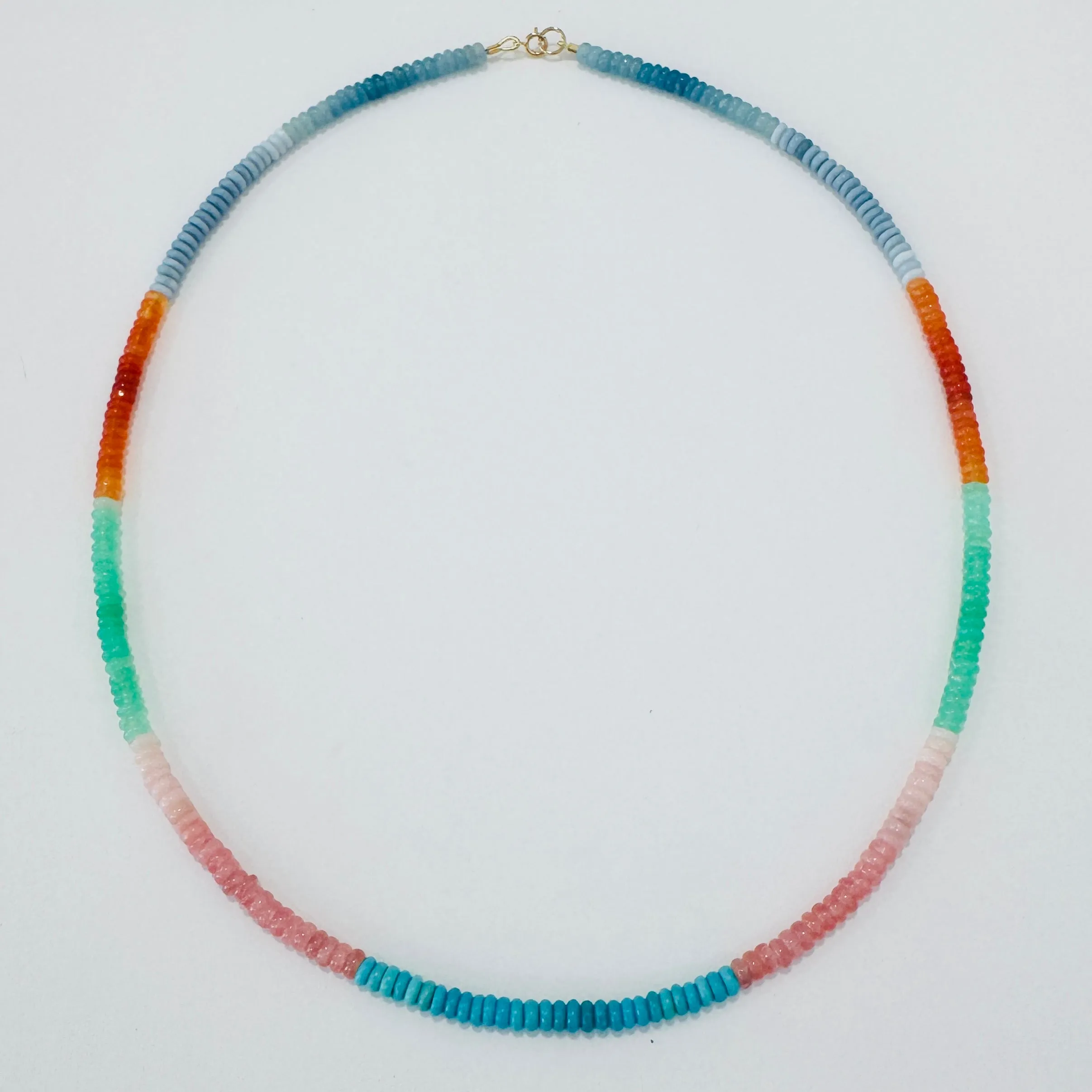 AAA multi-stone smooth candy necklace sold by Theodosia