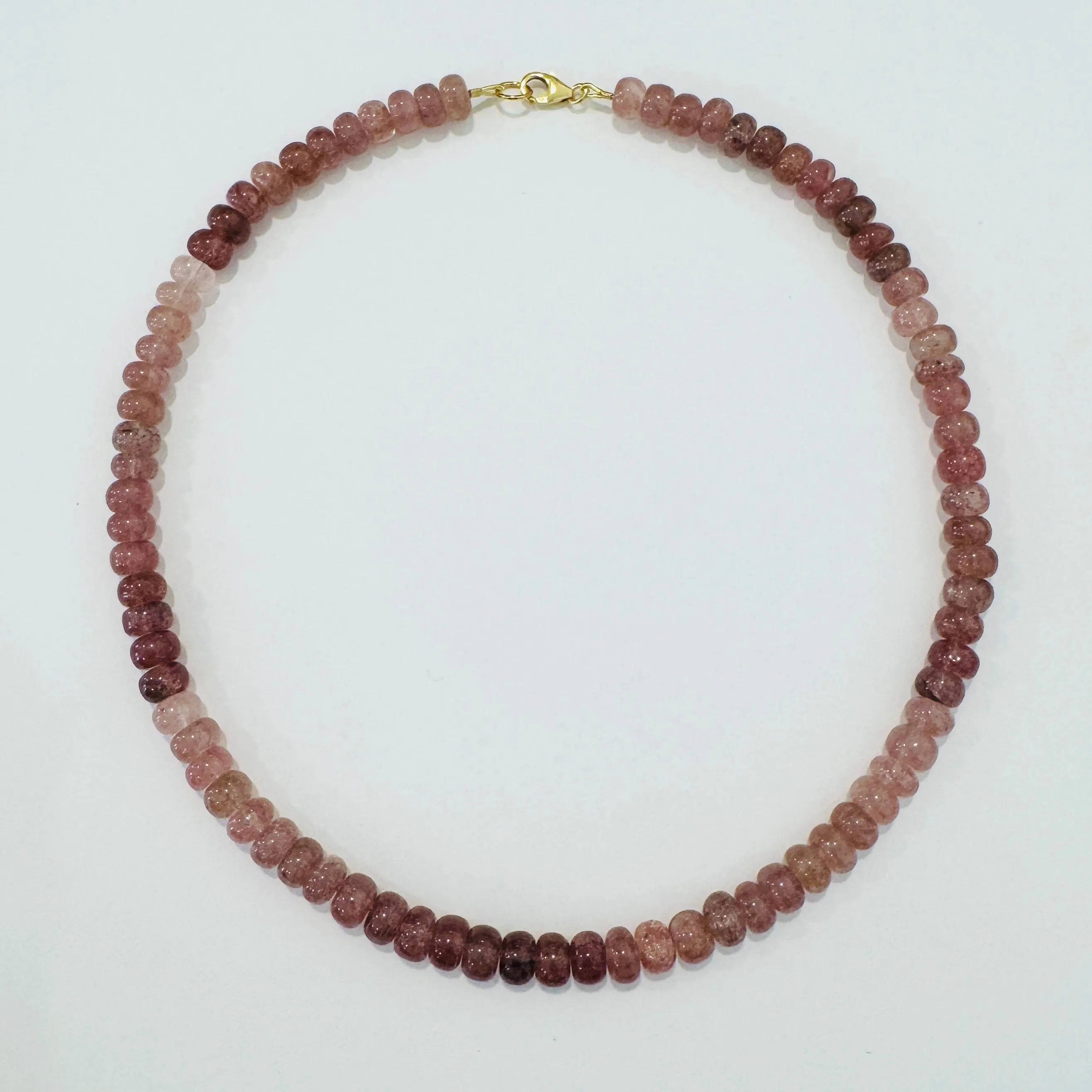 root beer float agate candy necklace sold by Theodosia