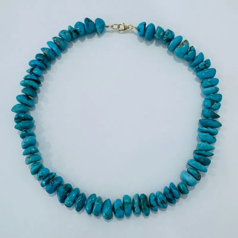Arizona Kingsman turquoise necklace made by Theodosia