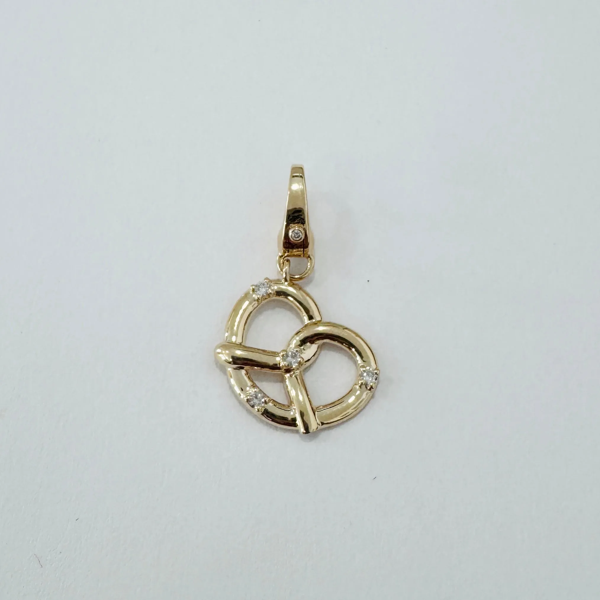 Pretzel pendant sold by Theodosia