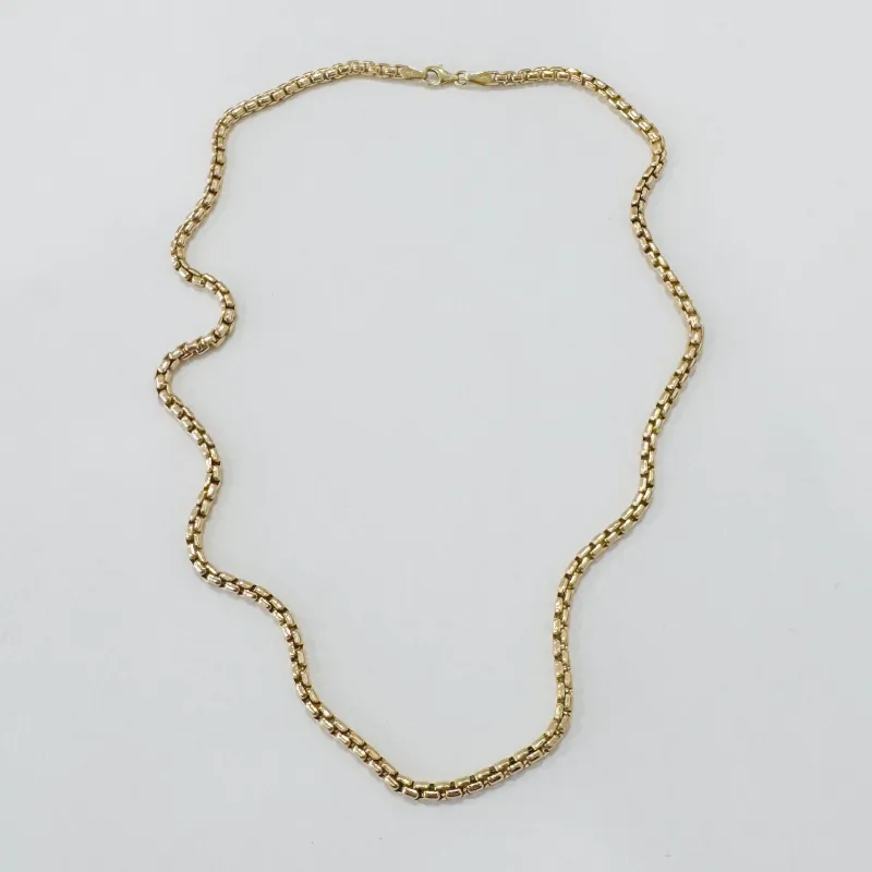 thick 3 mm box chain, 18 inches made by Theodosia
