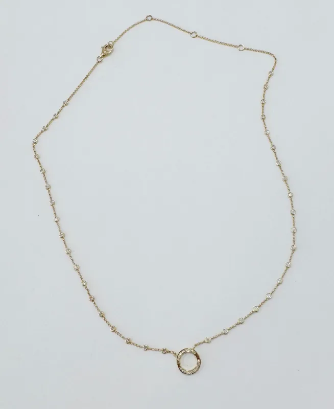 diamonds by the yard connector chain made by Theodosia