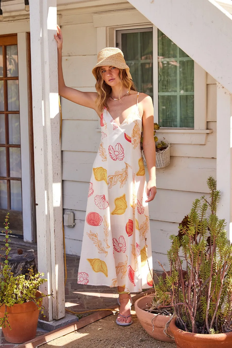 The Cordelia Printed Maxi Dress sold by Thread & Seed