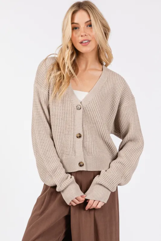 The Esther Ecru Sweater Cardigan sold by Thread & Seed
