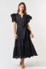 The Annabelle Eyelet Midi Dress sold by Thread & Seed