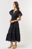 The Annabelle Eyelet Midi Dress sold by Thread & Seed