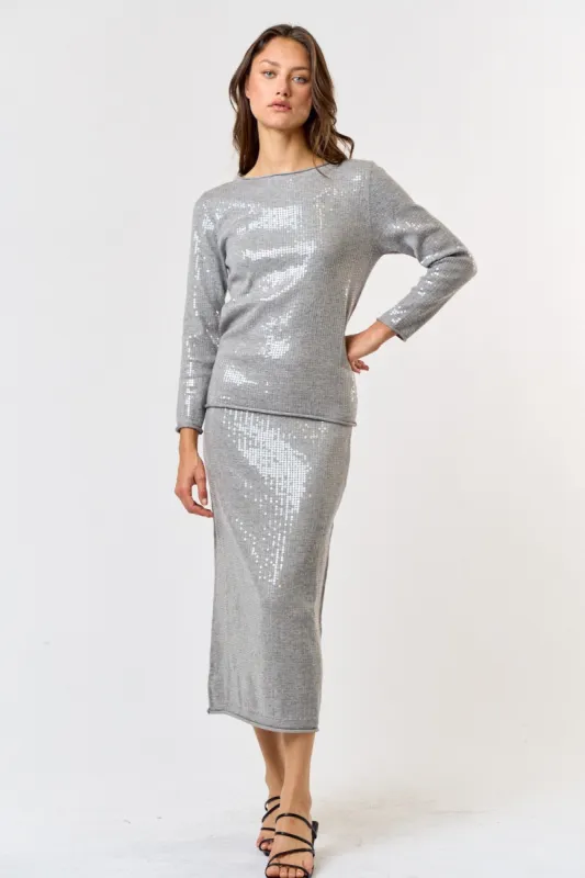 The Willow Sequin Top + Skirt Set - Sold Separately sold by Thread & Seed