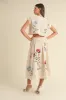 The Flora Crop Top + Midi Skirt Set - Sold Separately sold by Thread & Seed