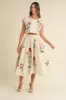 The Flora Crop Top + Midi Skirt Set - Sold Separately sold by Thread & Seed