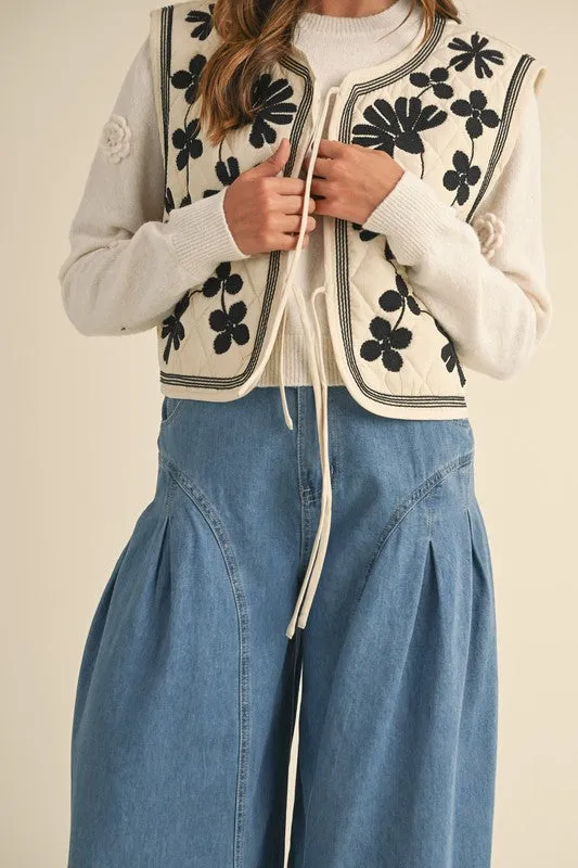 The Val Floral Vest sold by Thread & Seed product image thumbnail 4