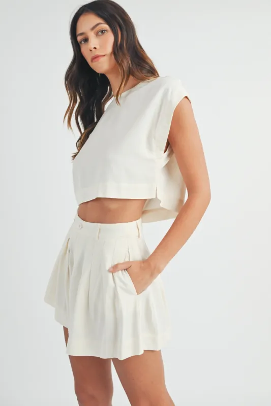 The Nikki Crop Top + Shorts Set - Sold Separately sold by Thread & Seed