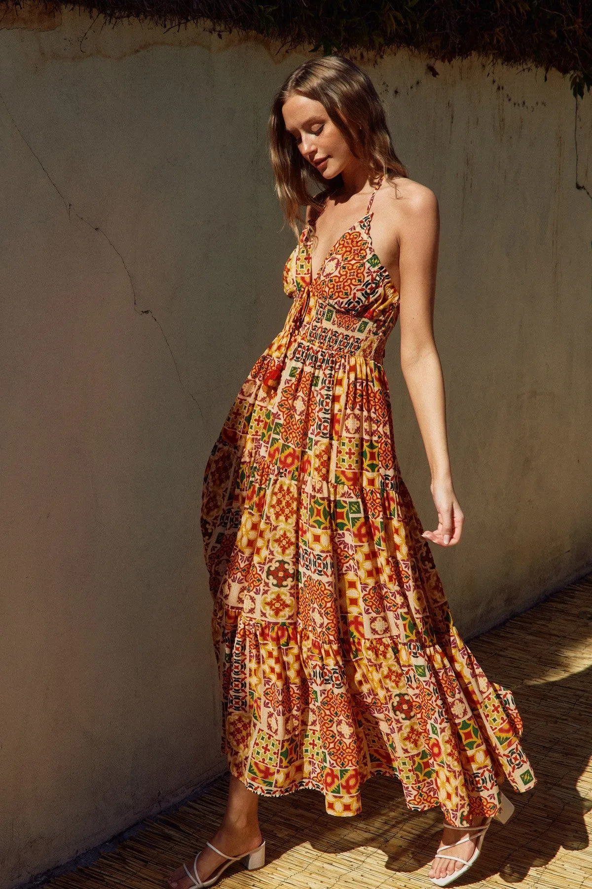 The Dani Halter Maxi Dress sold by Thread & Seed product image thumbnail 3