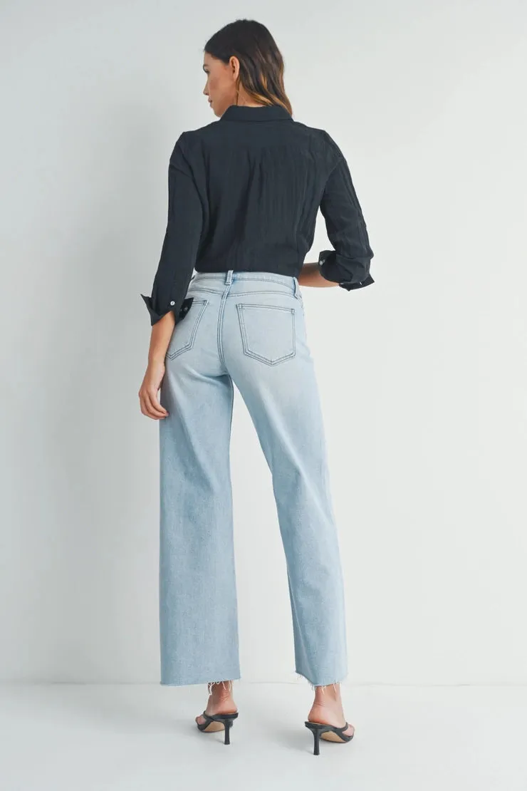 The Lucia Denim Wide Leg Jeans sold by Thread & Seed product image thumbnail 3
