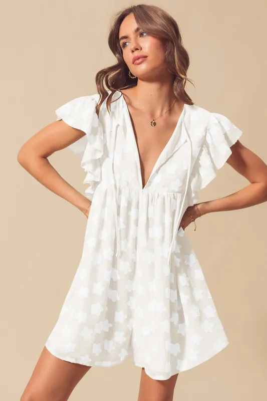 The Jessie Floral Romper sold by Thread & Seed