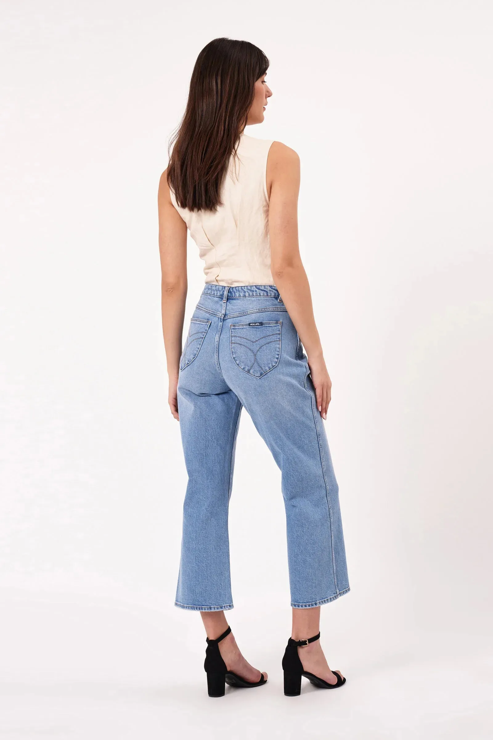The Classic Flare Cropped Denim by Rolla's sold by Thread & Seed product image thumbnail 2