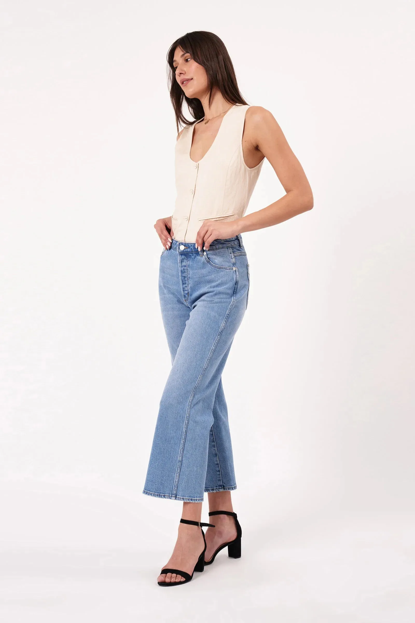 The Classic Flare Cropped Denim by Rolla's sold by Thread & Seed product image thumbnail 3