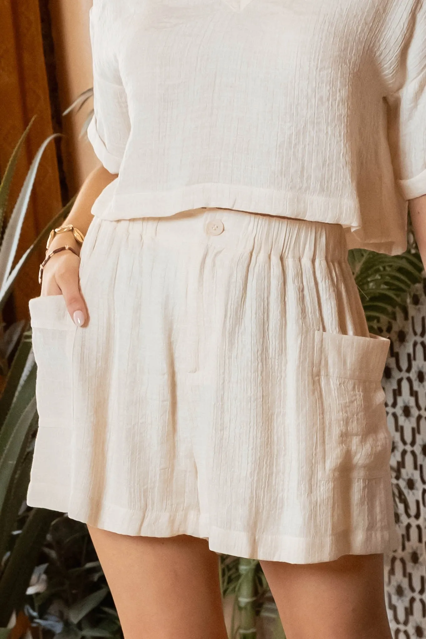 The Suru Crop Top + Shorts Set - Sold Separately sold by Thread & Seed product image thumbnail 4