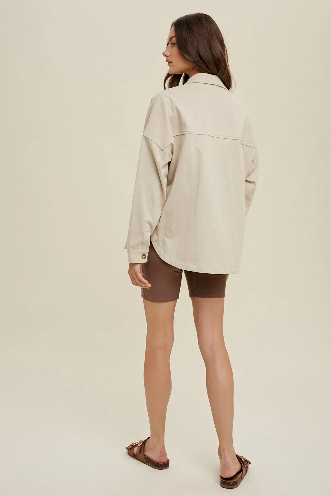 The Myra Cotton Shacket sold by Thread & Seed product image thumbnail 5