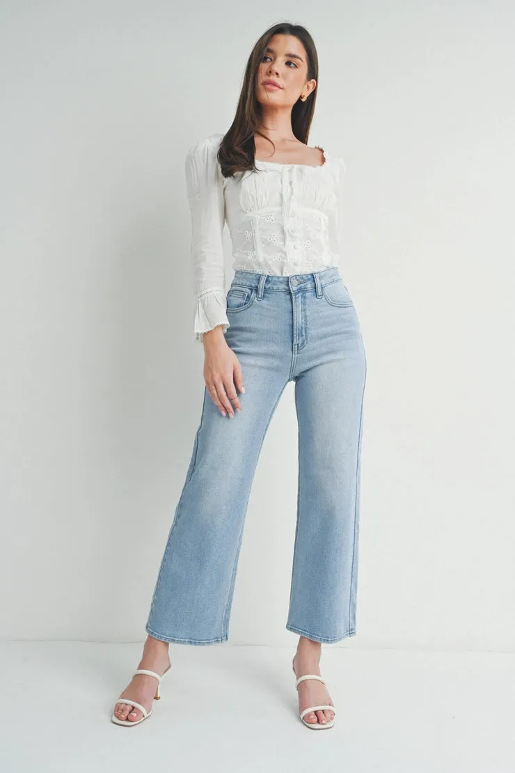 The Rae Denim Wide Leg Jeans sold by Thread & Seed product image thumbnail 4
