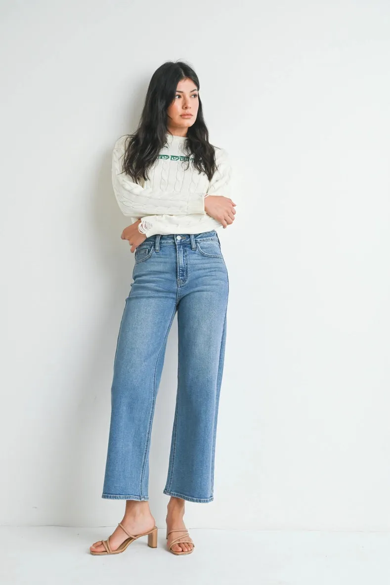 The Rae Denim Wide Leg Jeans sold by Thread & Seed product image thumbnail 3