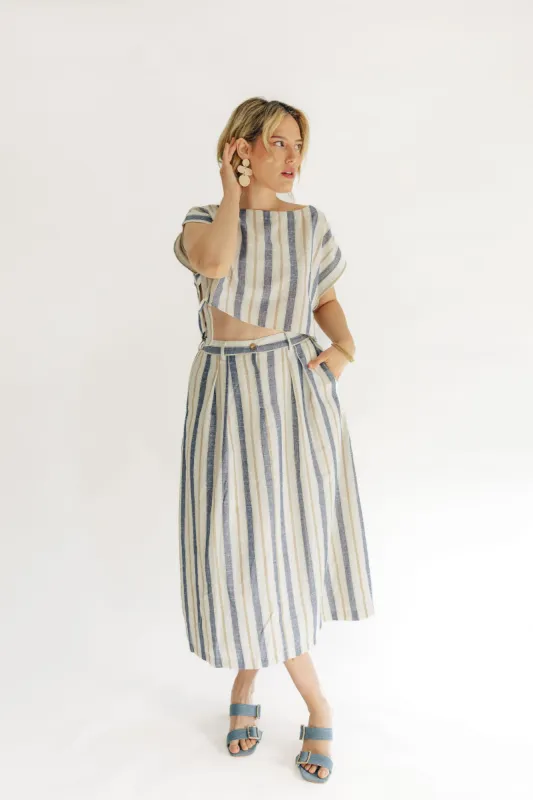 The Cammy Stripe Top + Skirt Set - Sold Separately sold by Thread & Seed