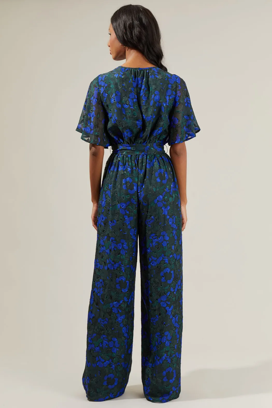 The Elise Organza Sleeve Jumpsuit sold by Thread & Seed product image thumbnail 4