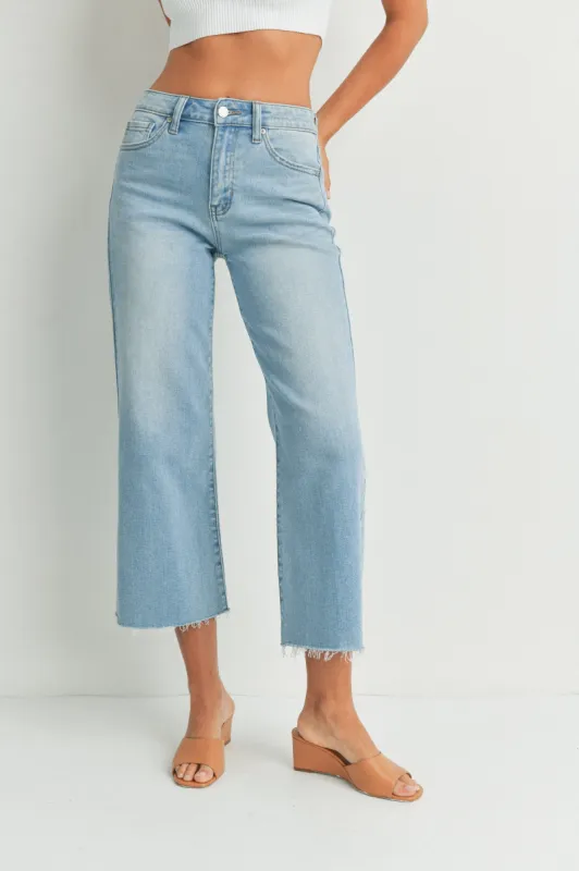The Davina Slim Wide Leg Jeans sold by Thread & Seed
