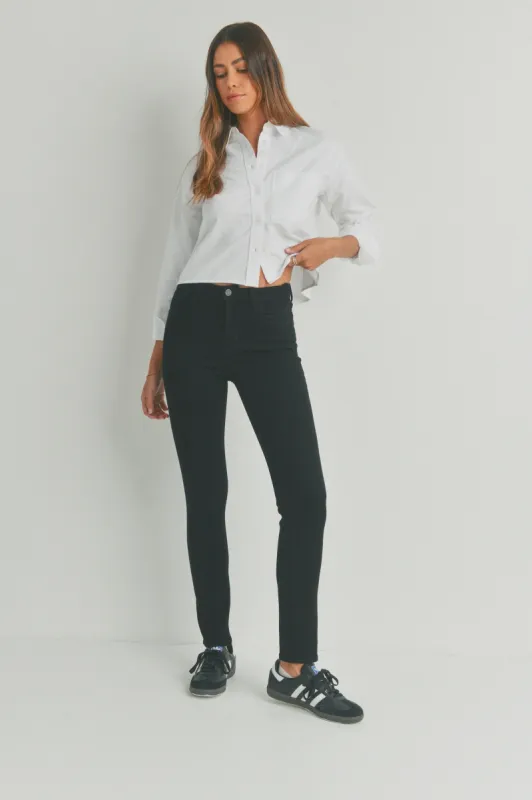 The Kyleigh Slim Straight Jeans by Just Black Denim sold by Thread & Seed