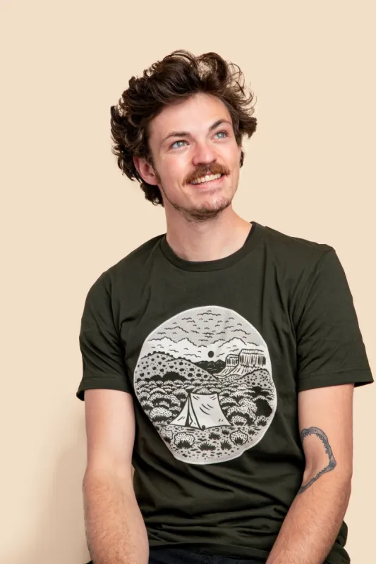 The Desert Camper Tee by Moore Collection sold by Thread & Seed