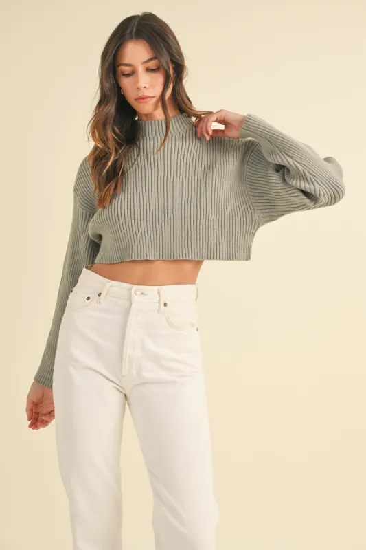 The Betty Cropped Sweater sold by Thread & Seed