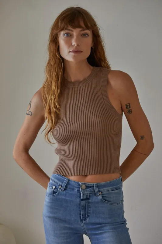 The Sawyer Crop Sweater Top sold by Thread & Seed
