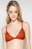 The Basic Gracie Lace Triangle Bralette sold by Thread & Seed