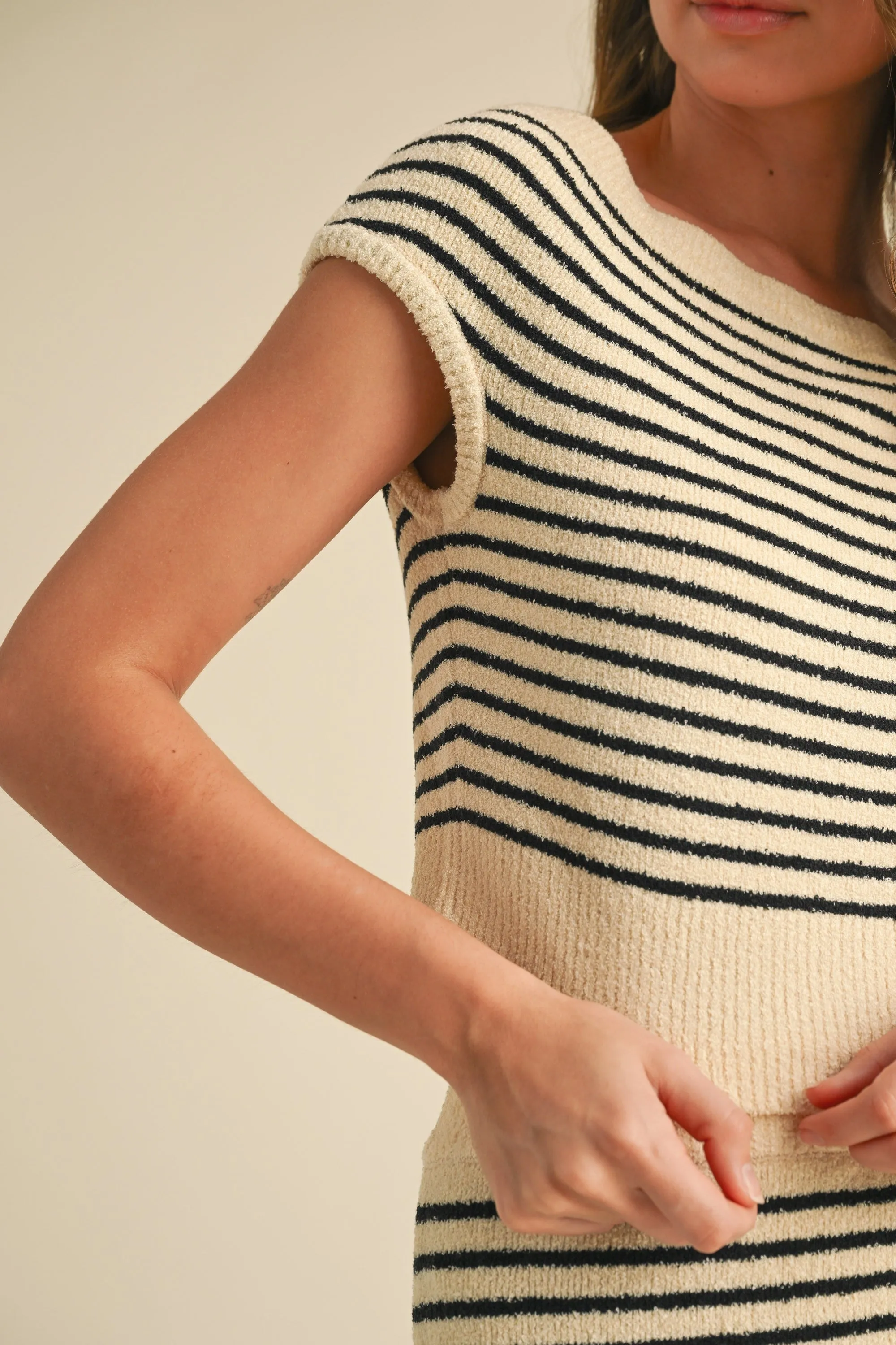 The Rita Striped Knit Top + Skirt Set - Sold Separately sold by Thread & Seed product image thumbnail 5