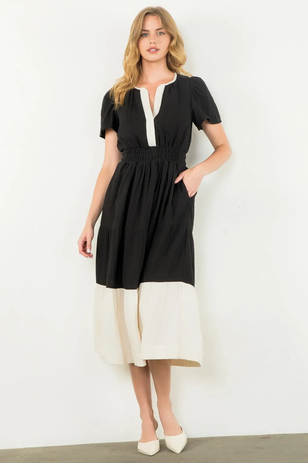 The Gretchen Tiered Maxi Dress sold by Thread & Seed product image thumbnail 5