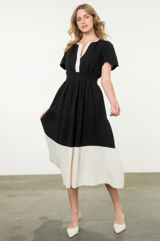 The Gretchen Tiered Maxi Dress sold by Thread & Seed