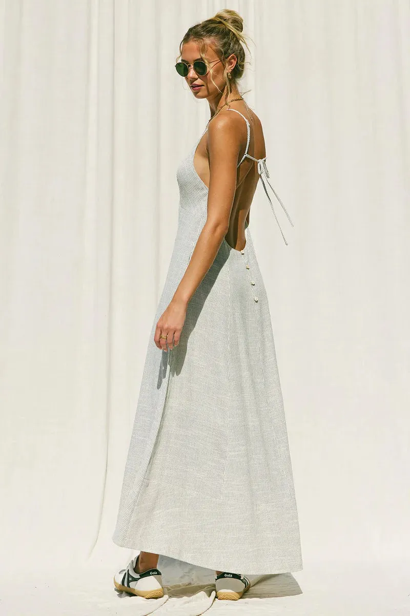 The Poppy Striped Maxi Dress sold by Thread & Seed product image thumbnail 3