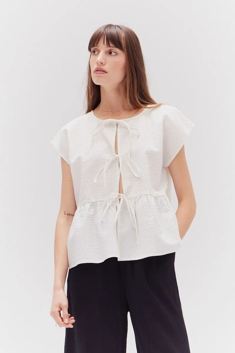 The Maureen Tied Top sold by Thread & Seed product image thumbnail 4