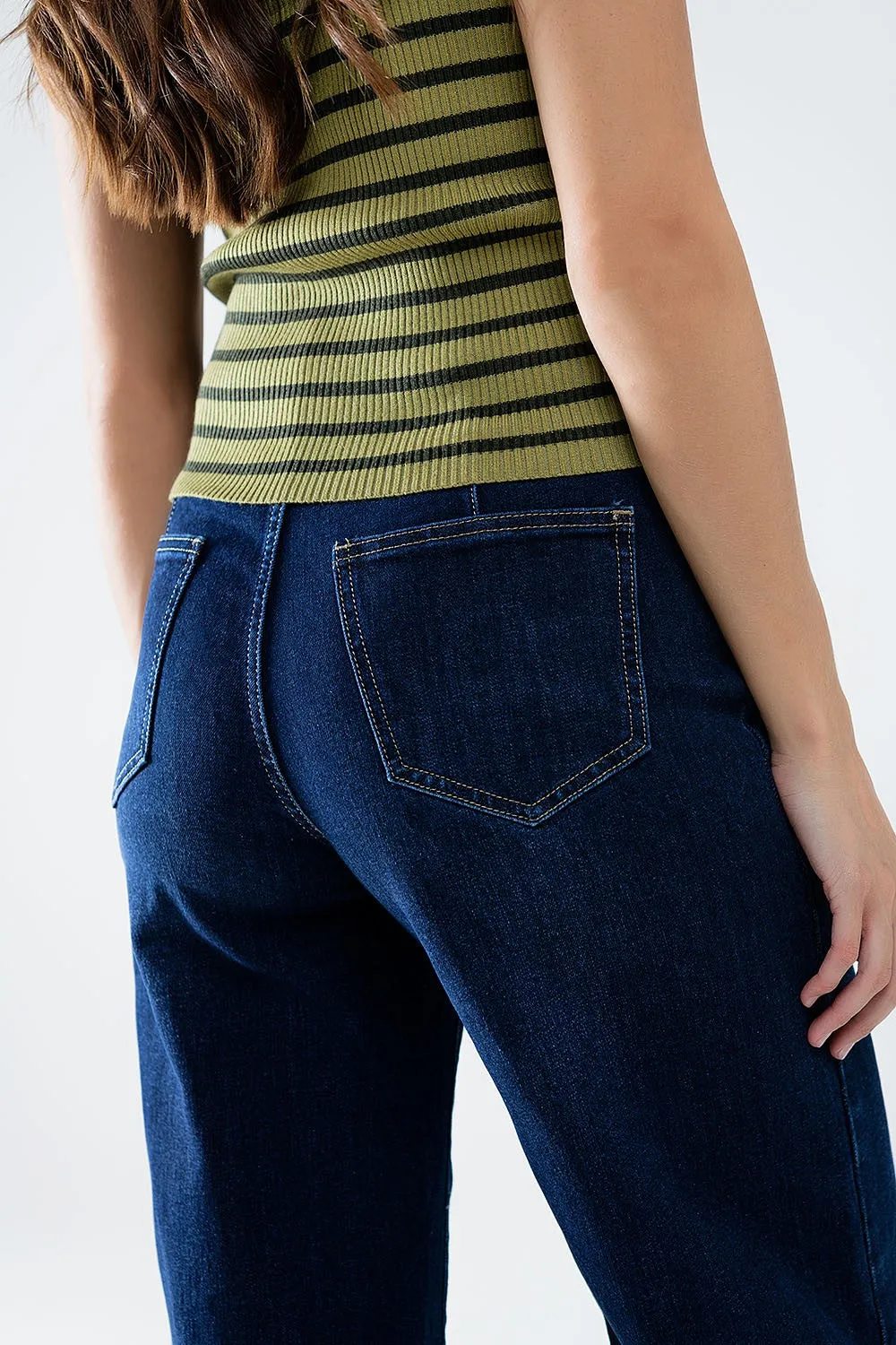 The Taylor Blue Wide Leg Jeans sold by Thread & Seed product image thumbnail 4