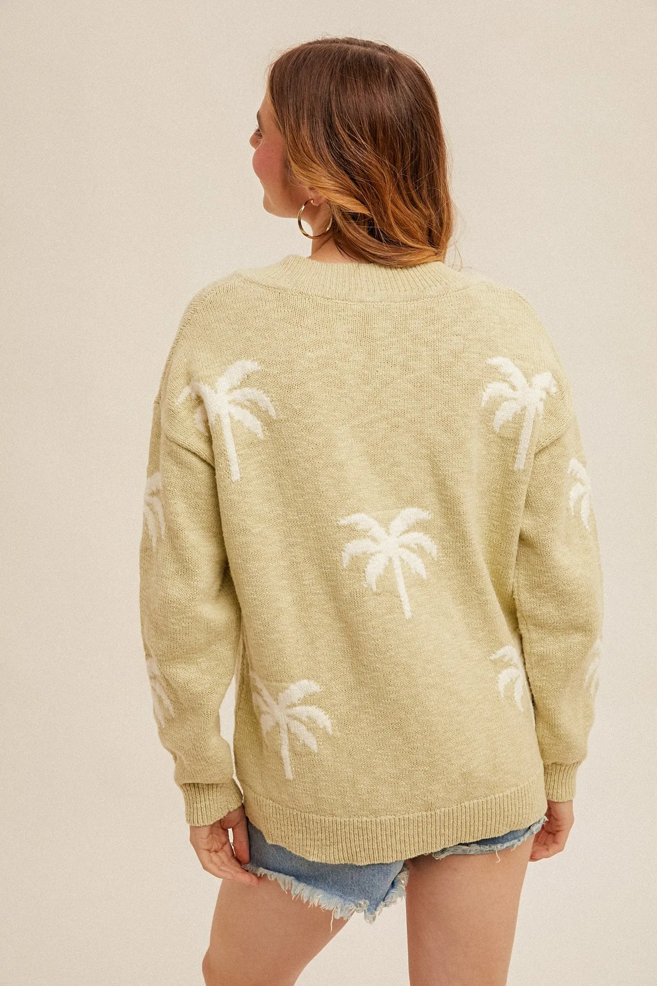 The Paloma Palm Tree Sweater sold by Thread & Seed product image thumbnail 4