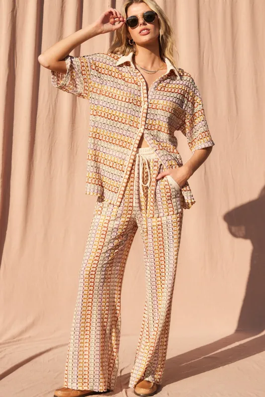 The Justice Crochet Pants sold by Thread & Seed