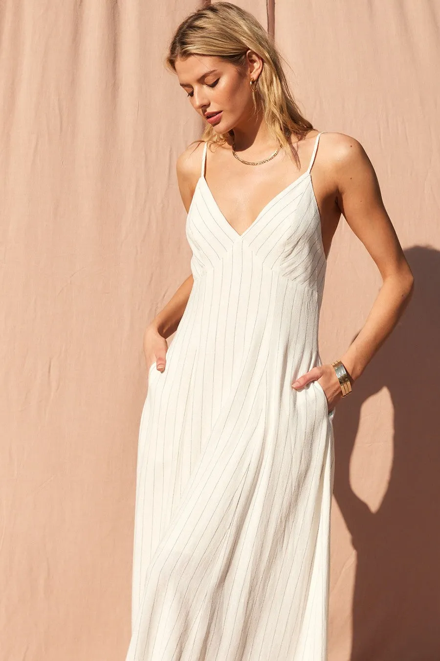 The Malina Striped Maxi Dress sold by Thread & Seed product image thumbnail 2